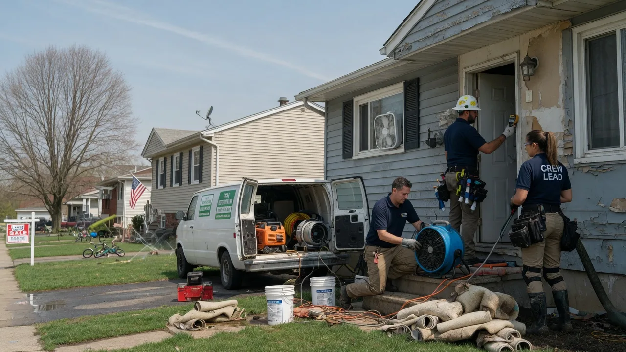 Flood Cleanup in Fortescue, NJ near me